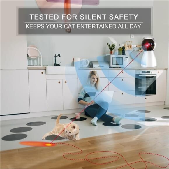 Laser Cat Toys for Indoor Cats,The 4th Generation Real Random - Picture 6 of 7